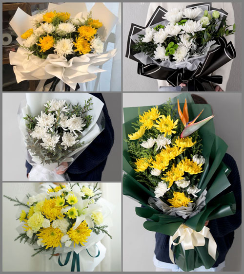 山东青岛平度市李园街道西关村白事花束代送